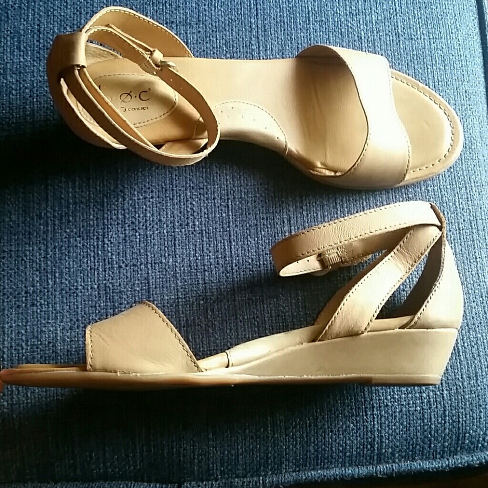 boc sandals with ankle strap